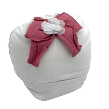 Set Cappello+Bavetta in Cotone Pastello 0/3 Mesi