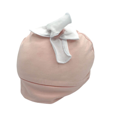 Set Cappello+Bavetta in Cotone Pastello 0/3 Mesi