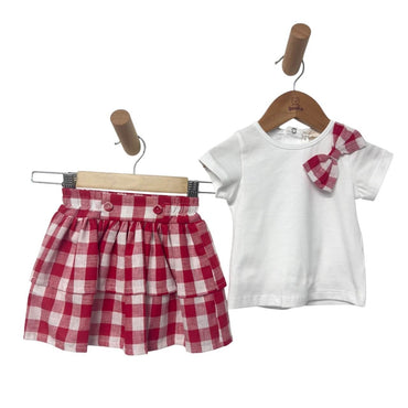 Tenue en coton pour bébé fille