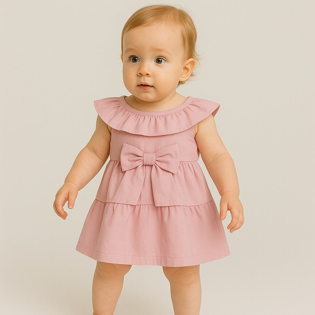 Robe en coton pour bébé fille