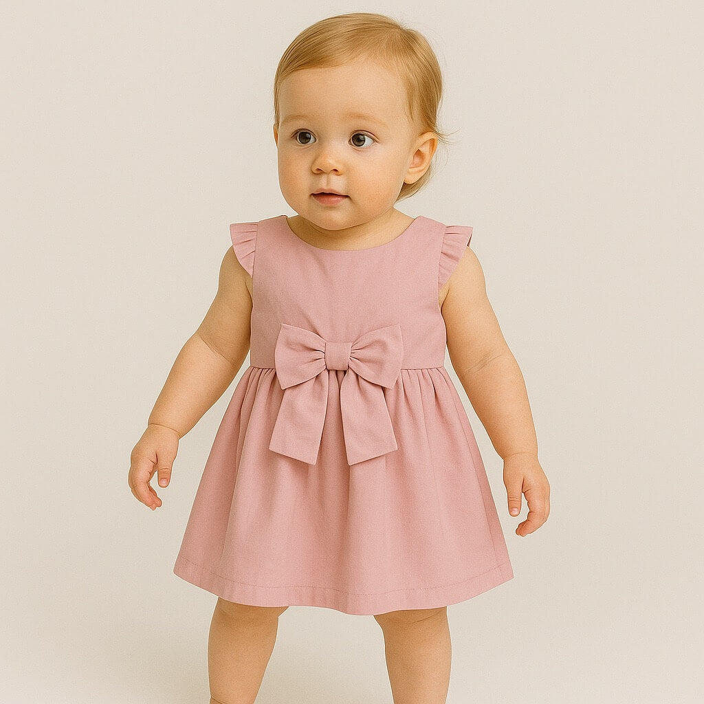 Robe en coton pour bébé fille