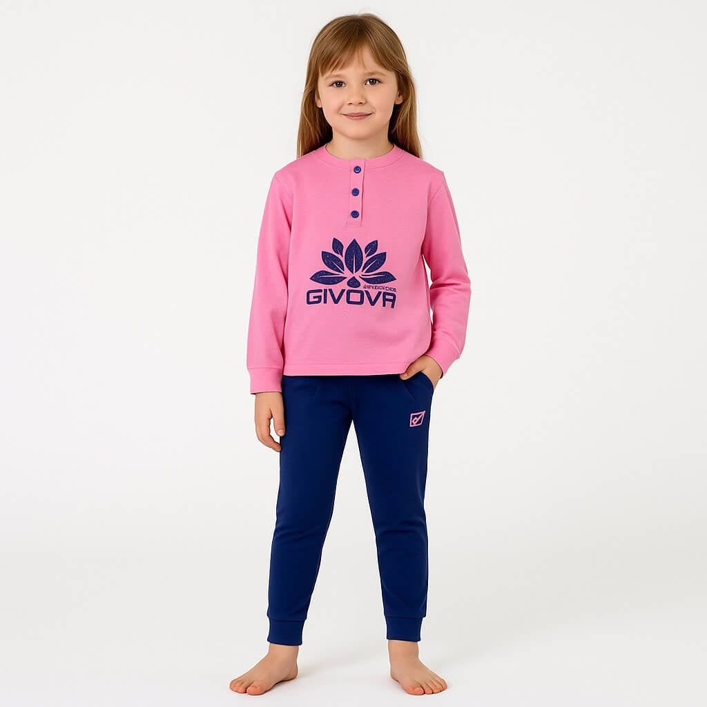 Pyjama fille en coton Givova