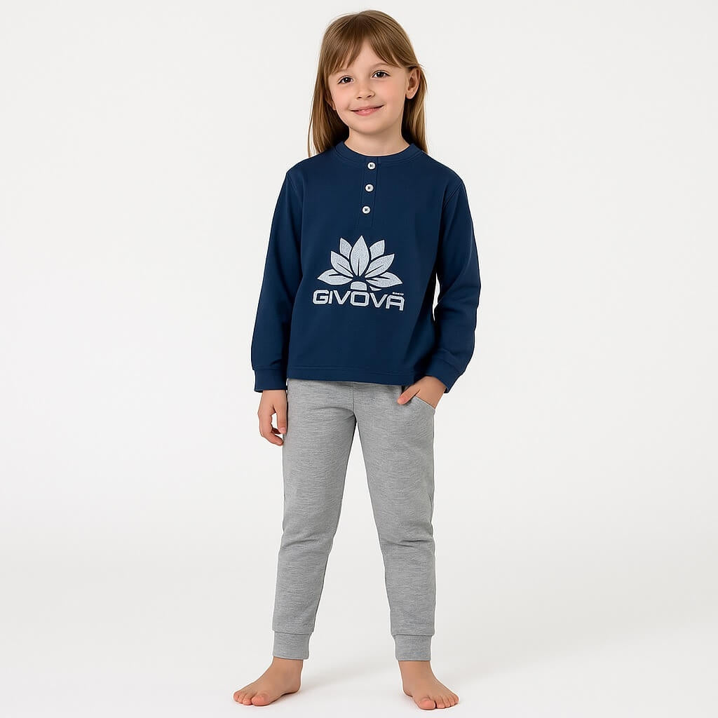Pyjama fille en coton Givova