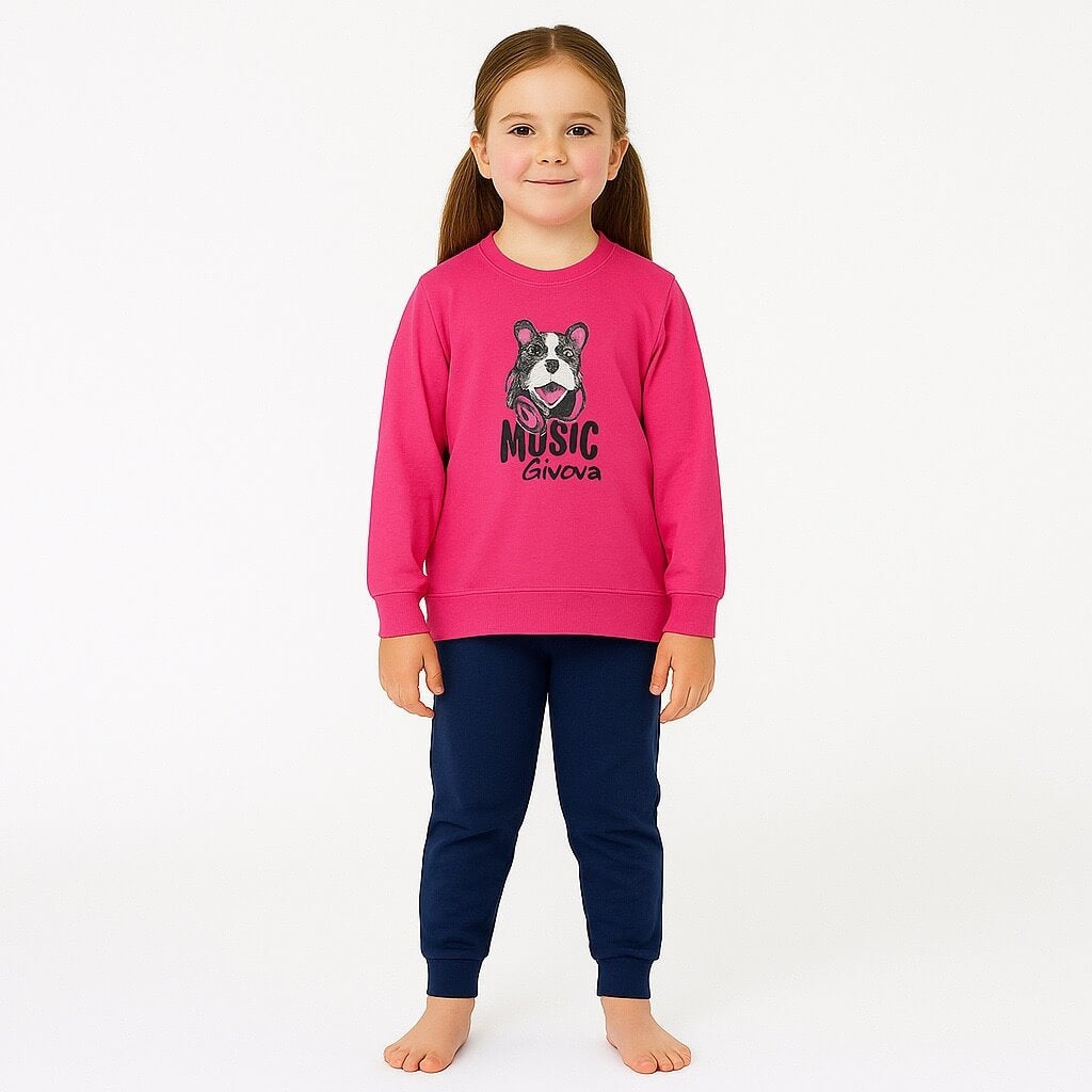 Pyjama fille en coton Givova