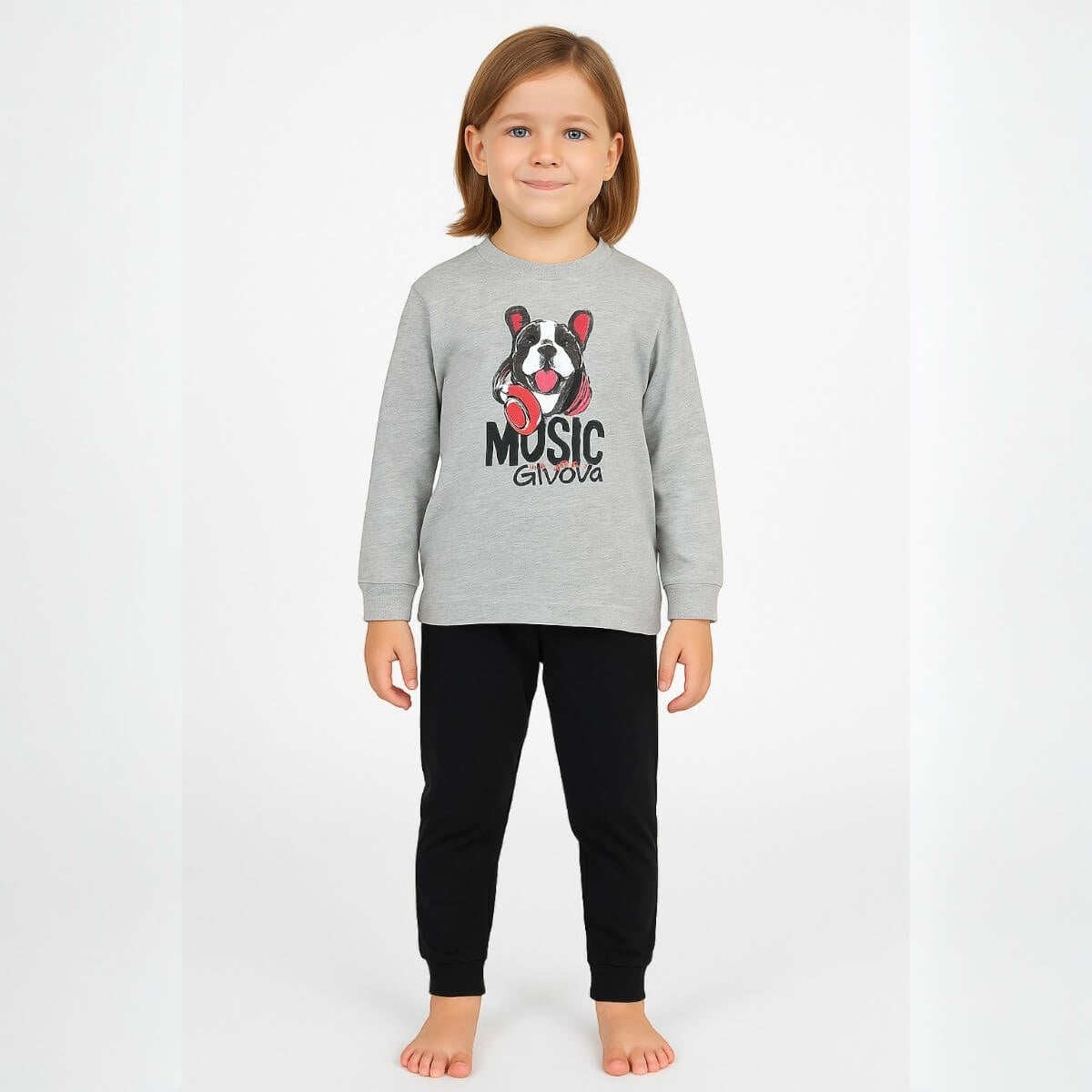 Pyjama fille en coton Givova