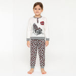 Pyjama chaud en coton pastel