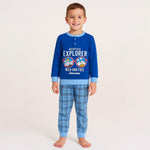 Pyjama chaud en coton pastel