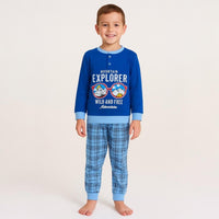 Pyjama chaud en coton pastel
