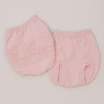3 culottes en coton et dentelle