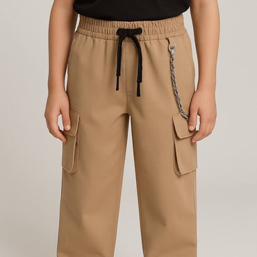 Pantalon cargo Pierre Cardin à poches pour enfants