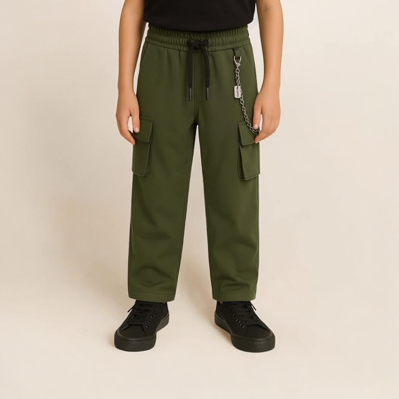 Pantalon cargo Pierre Cardin à poches pour enfants