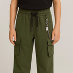 Pantalon cargo Pierre Cardin à poches pour enfants