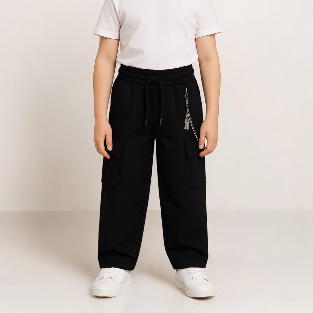 Pantalon cargo Pierre Cardin à poches pour enfants