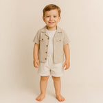 Tenue 3 pièces rebelle pour bébé