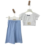 Tenue bébé fille en coton