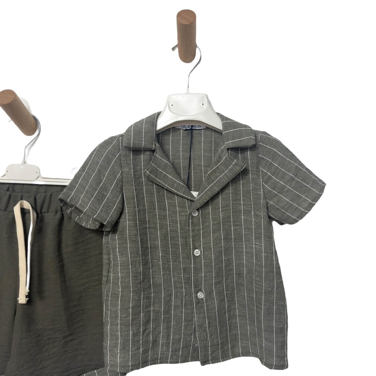 Combinaison bébé rayée