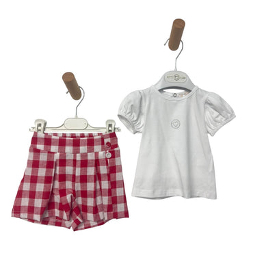 Tenue en coton pour bébé fille
