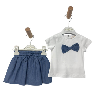 Tenue en coton pour bébé fille