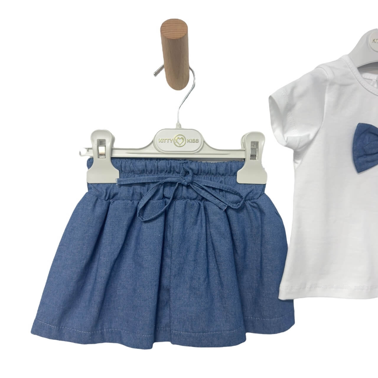 Tenue en coton pour bébé fille
