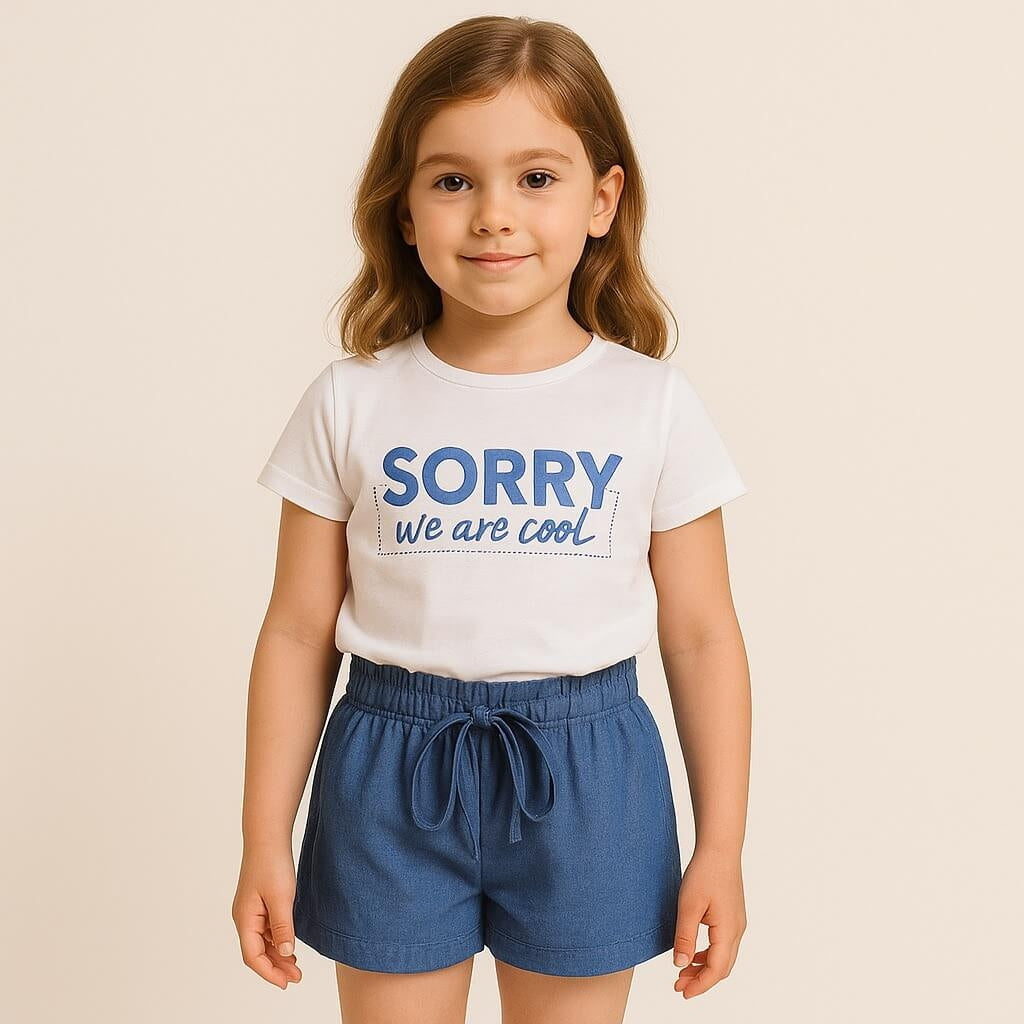 Tenue bébé fille en coton