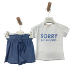 Tenue bébé fille en coton