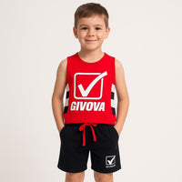 Completo Canotta Bimbo Givova