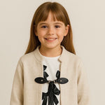 Cardigan + T-shirt Caldo cotone