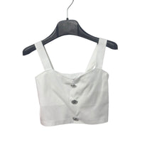 Completo Bambina Top con Bottoni e Pantalone