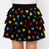 Gonna Bimba con Balze e Fantasia Cuori