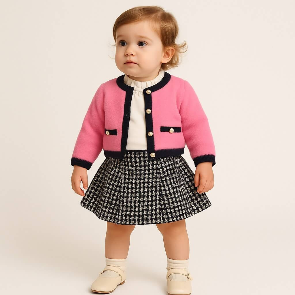 Ensemble 3 pièces pour bébé fille