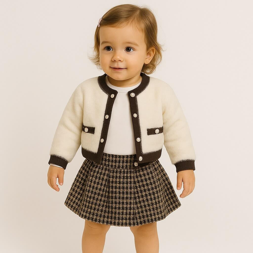 Ensemble 3 pièces pour bébé fille