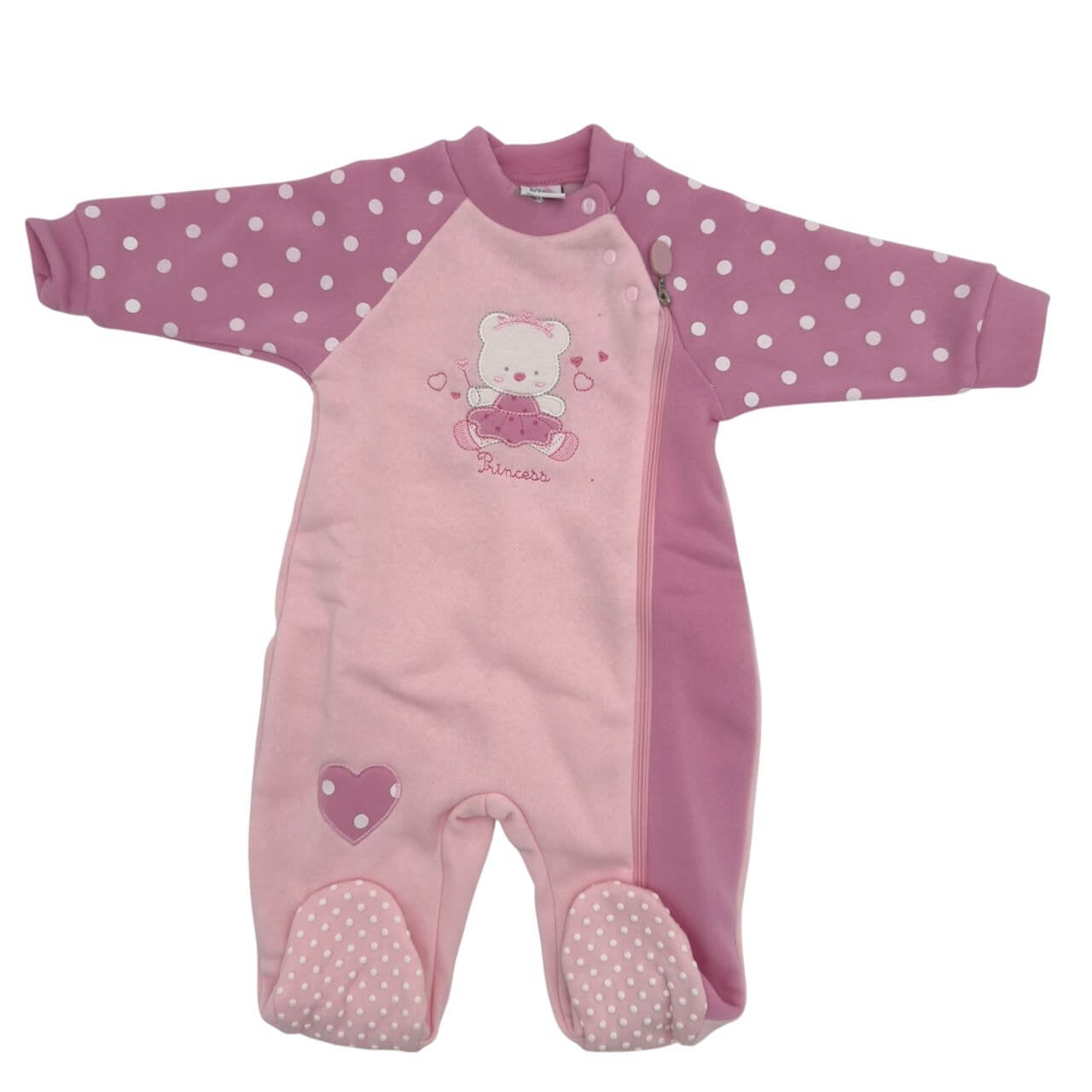 Pigiamone Felpato Neonata