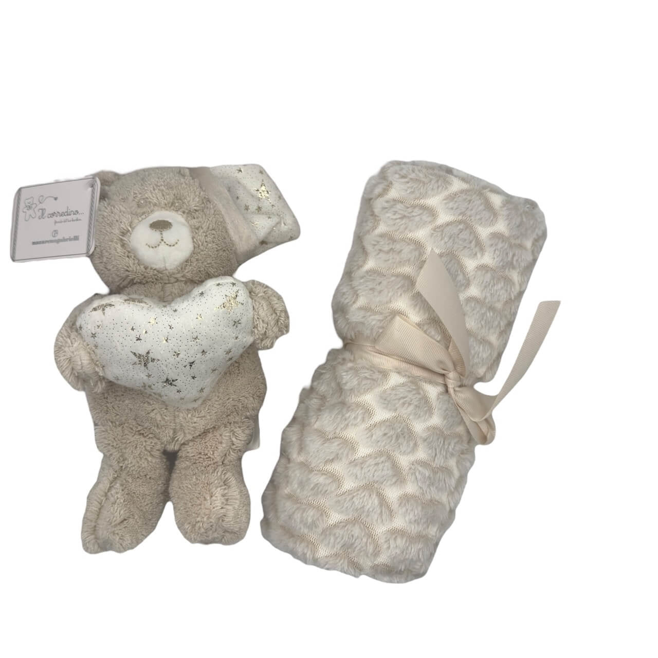 Plaid Passeggino Nazareno Gabrielli Con Pupazzo 75x100 cm