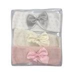 3 Fascie Neonata in Caldo Cotone 0/6 Mesi