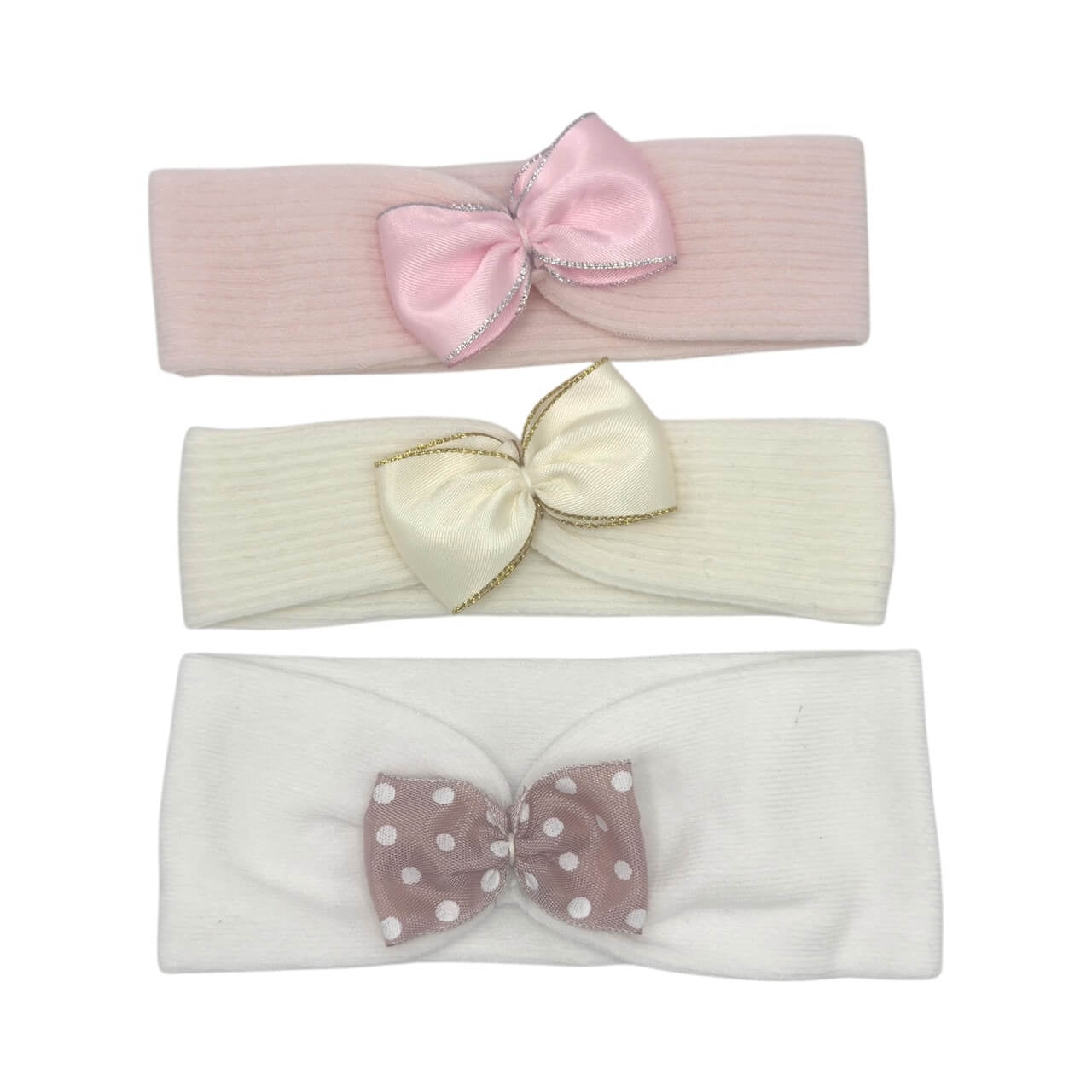 3 Fascie Neonata in Caldo Cotone 0/6 Mesi