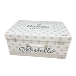 Completo trapunta lettino con lenzuola e paracolpi Pastello