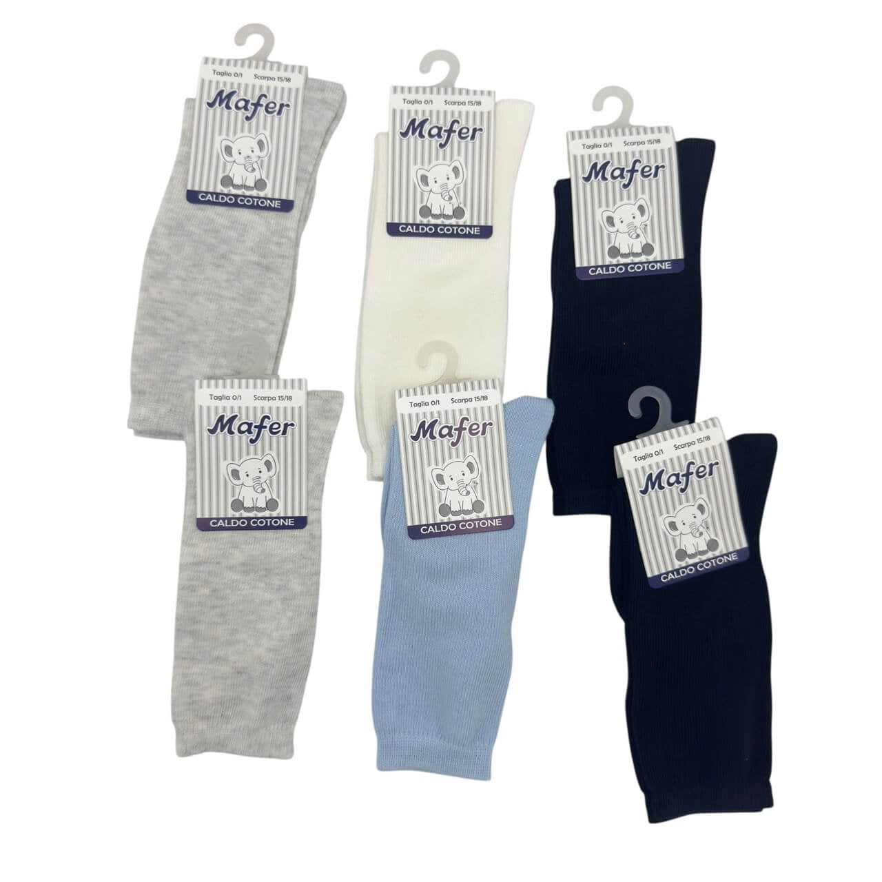 3 chaussettes chaudes en coton