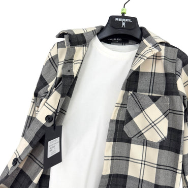Completo Bimbo Rebel – Camicia + T-shirt Bianca