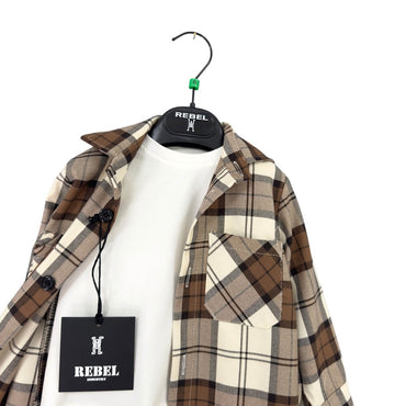 Completo Bimbo Rebel – Camicia + T-shirt Bianca