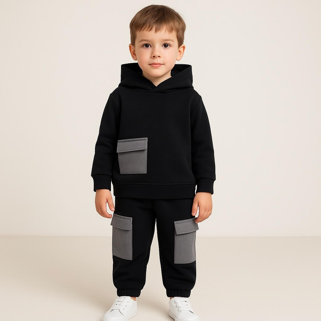 Tuta Tascone Cotone Bimbo