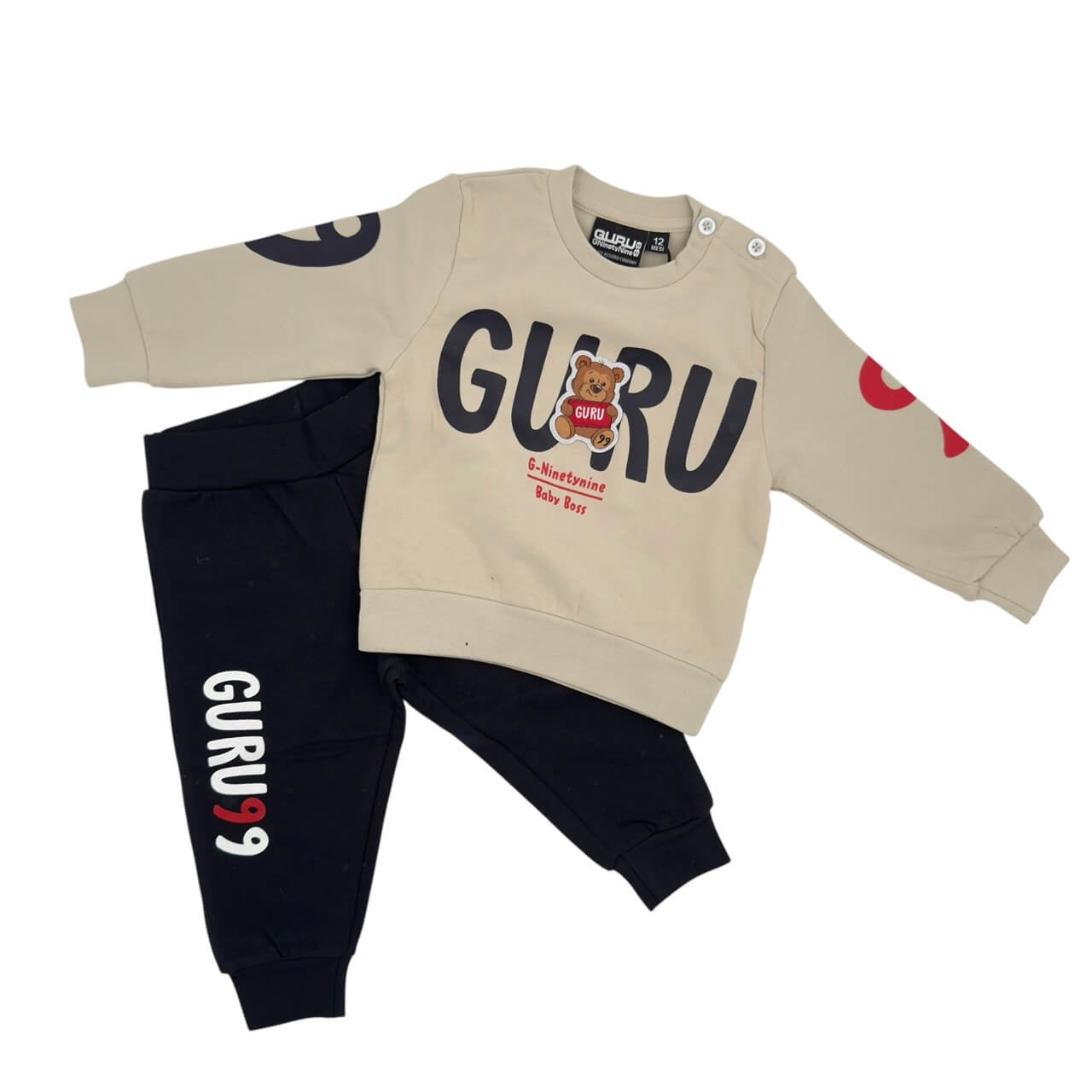 Tuta Felpata Guru Neonato