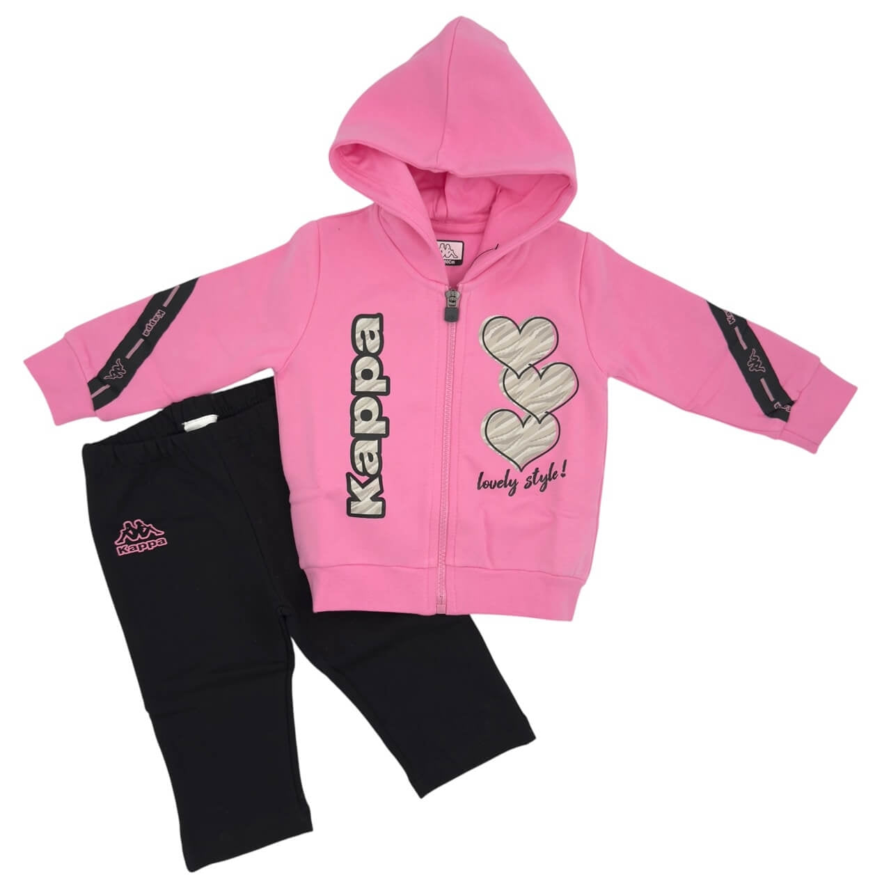 Tuta Felpata Kappa Neonata