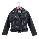 Giubbotto in ecopelle Bimba Con Applicazioni