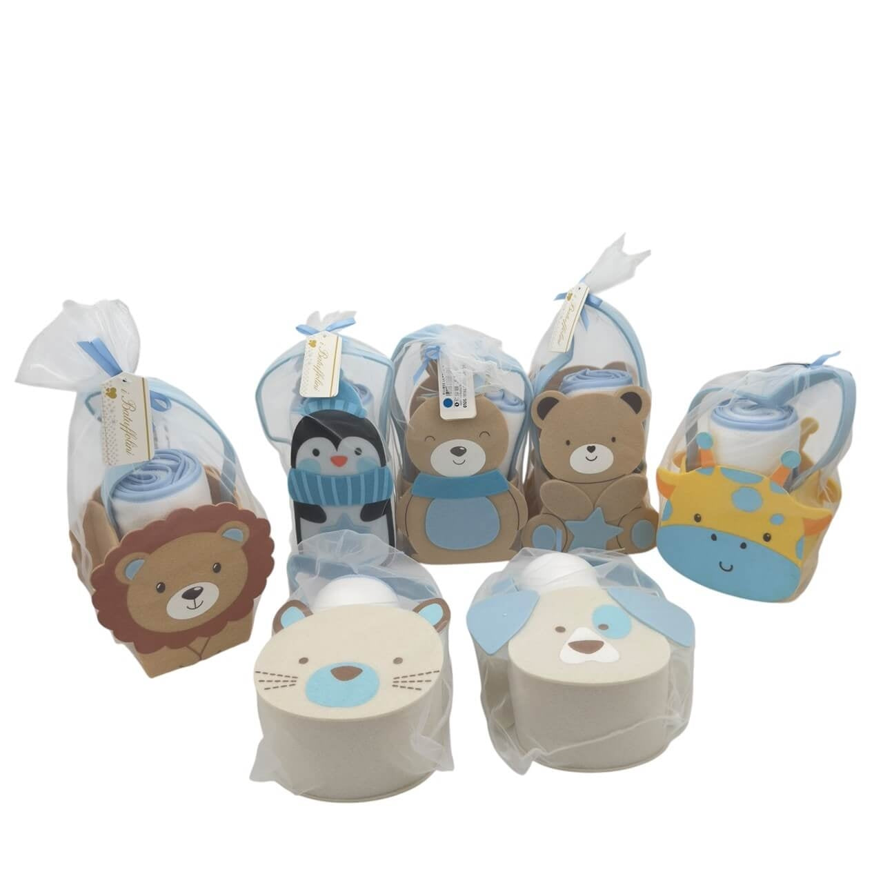 1 Set Regalo Neonato con Accappatoio Triangolo