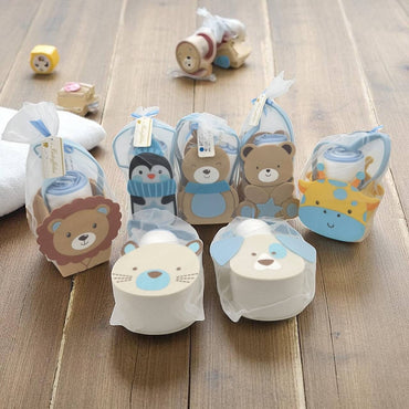 1 Set Regalo Neonato con Accappatoio Triangolo