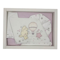 Completo Lettino Bruco Bruco 100% Cotone