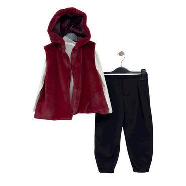 Completo Bimba Con Pelliccia