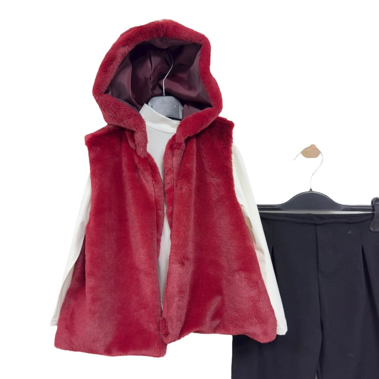 Completo Bimba Con Pelliccia