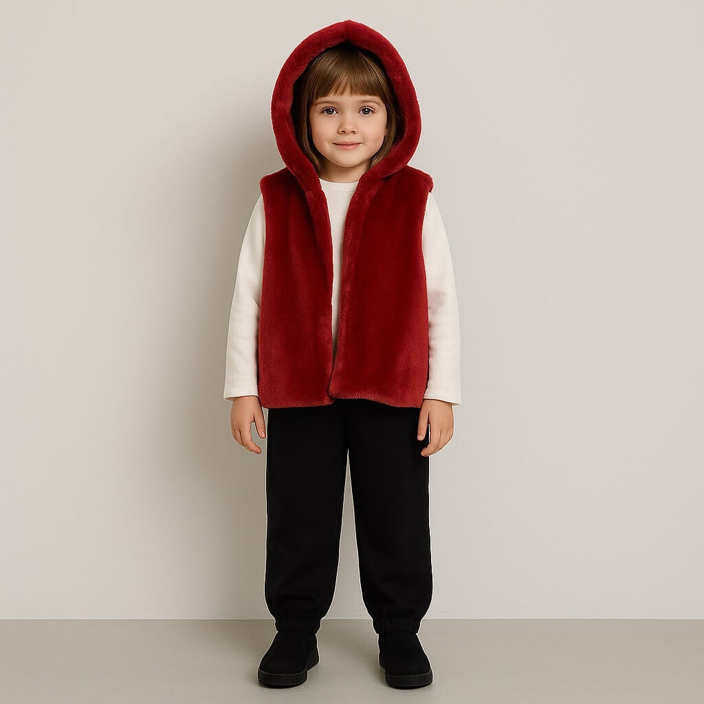 Completo Bimba Con Pelliccia
