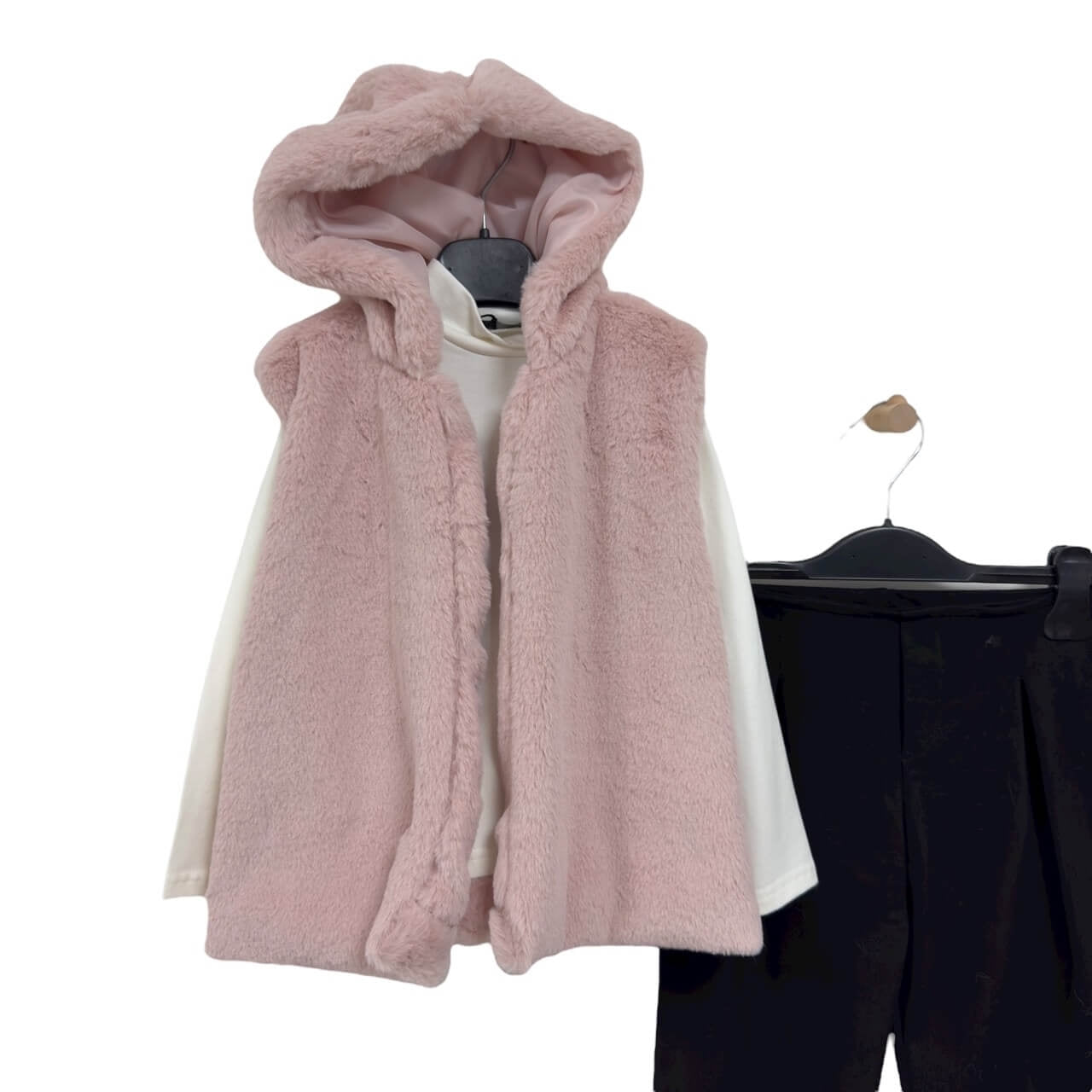 Completo Bimba Con Pelliccia